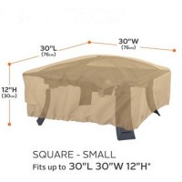 Factory made strictly checked Custom Square Firepit Cover China Made Cheap Price