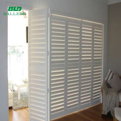 Custom modern sun shade aluminium louver bi fold sliding shutter