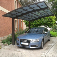 Custom Made free standing aluminium cantilever carport with single slope roof