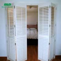 modern aluminium bi-fold adjustable plantation shutters