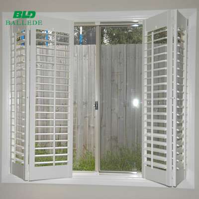 custom modern bi fold aluminum sun shutter adjustable louvre window