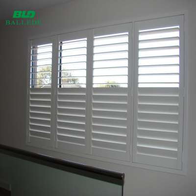 Made in China customized size weatherproof protection cheapest aluminum plantation shutters