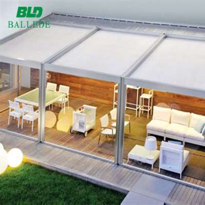 PVC sunshade waterproof aluminum retractable awning