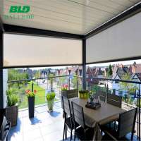 100% Solution-dyed acrylic fiber Anti-UV fireproof mechanical roller electric blinds