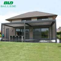 External pergola aluminum alloy material removable roof louver